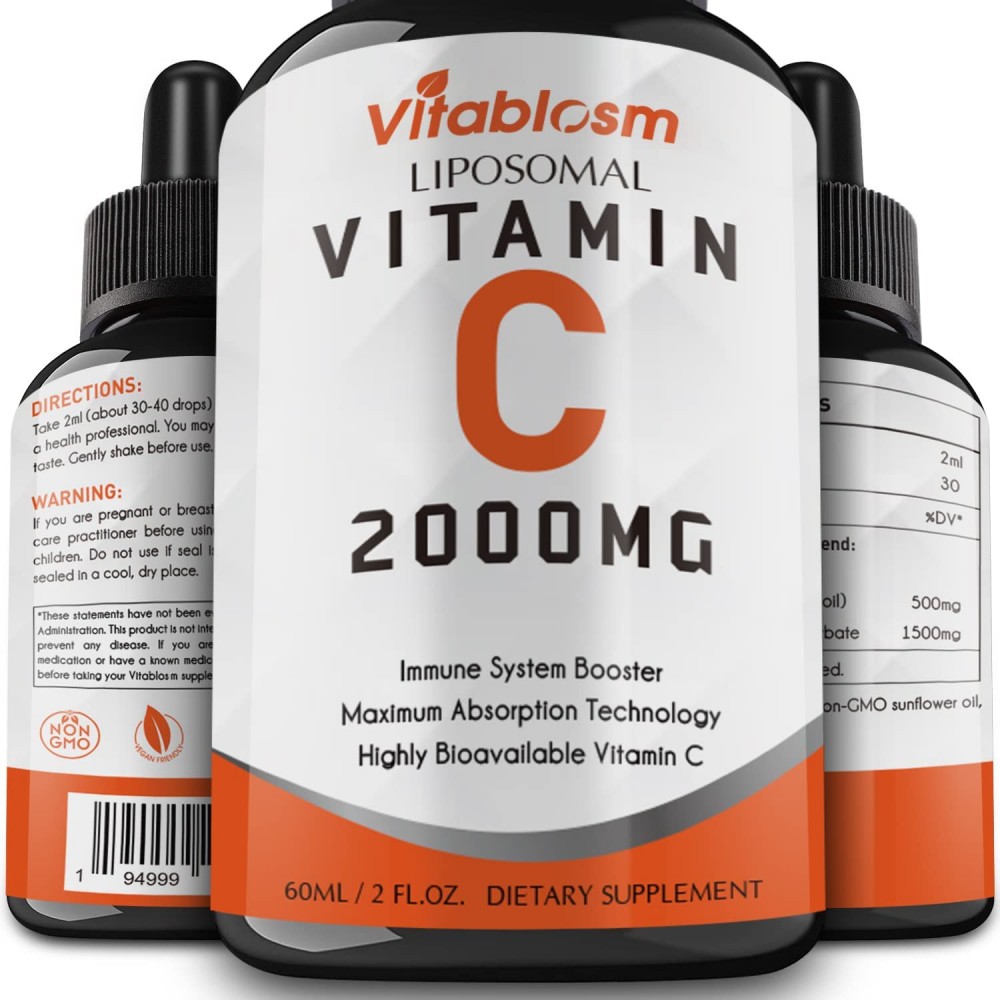 Buy Vitablossom Maximum Absorption Liposomal Vitamin C 2000mg